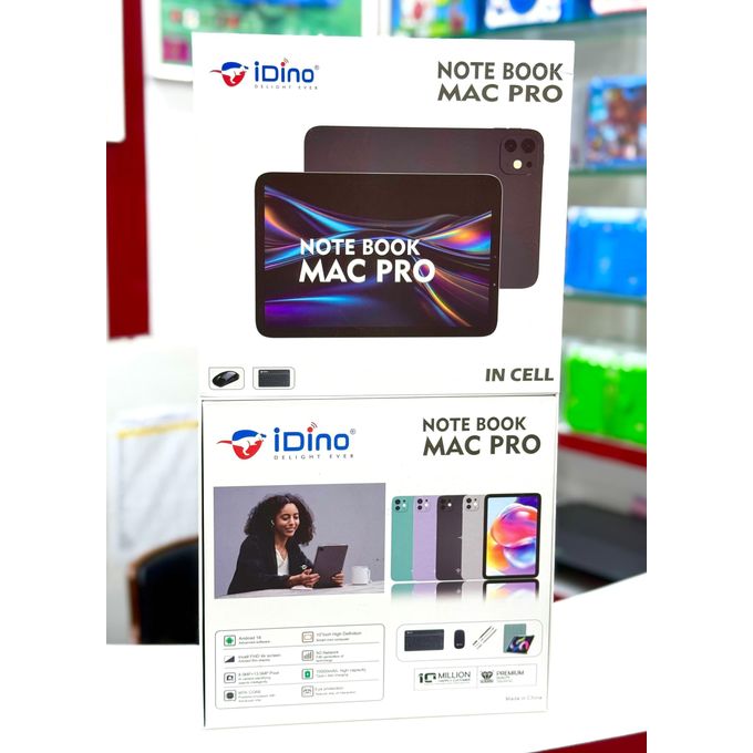 Idino NoteBook MacPro 16GbRam 512GbRom Simcard slot 10 inch screen size