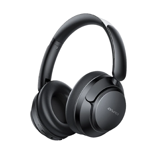 Vitron Awei A360BL Wireless Bluetooth Headphones V5.0 with Mic – Stereo Sound, 10H Battery – Black