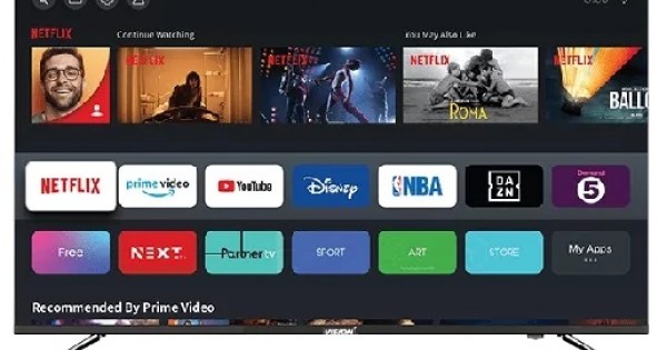 Vision Plus 50 inch Smart TV Frameless VP8850KV 4K UHD Frameless V+ OS Television 50" Bluetooth, NETFLIX OFFICIAL SMART CONTENT TV, DOLBY AUDIO - Image 3